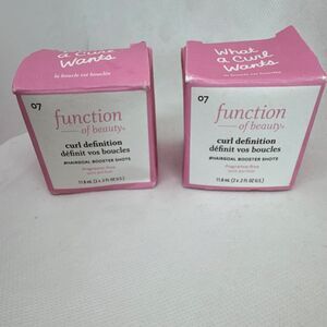 Function of Beauty Curl Definition Hair Serum, Fragrance-Free Vegan 11.8 ml 2pk